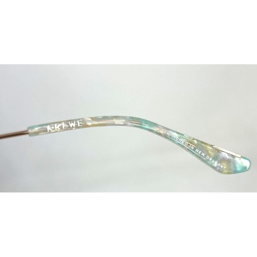 KREWE DU OPTIC CONTI Womens Sunglasses Rose Gold Matte Opal Round Boho RARE - Picture 12 of 13